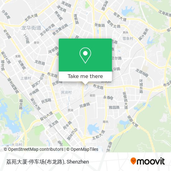 荔苑大厦-停车场(布龙路) map