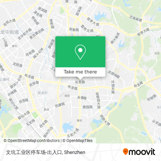 文坑工业区停车场-出入口 map