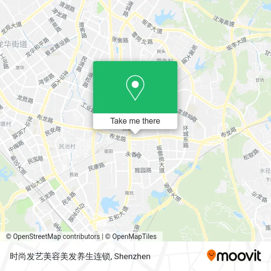 时尚发艺美容美发养生连锁 map