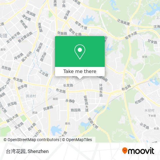 台湾花园 map