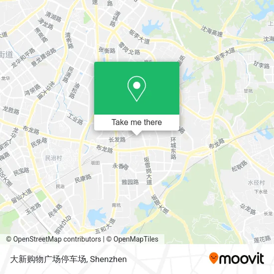 大新购物广场停车场 map