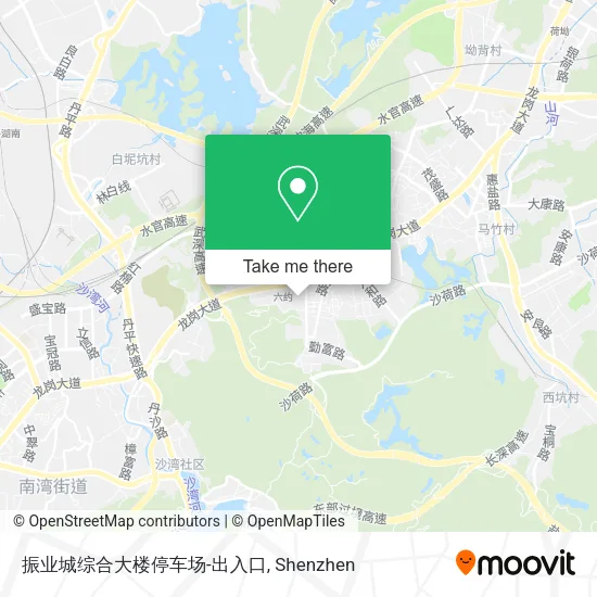 振业城综合大楼停车场-出入口 map