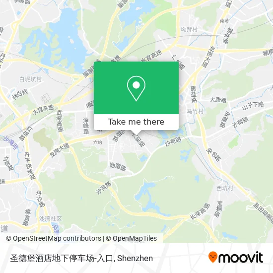 圣德堡酒店地下停车场-入口 map