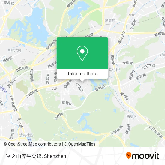 富之山养生会馆 map