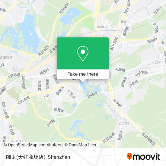 阔太(天虹商场店) map