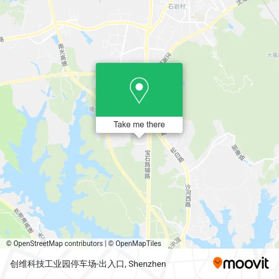 创维科技工业园停车场-出入口 map