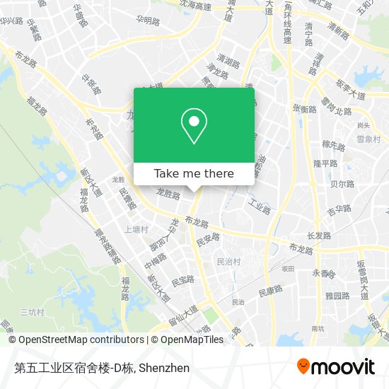 第五工业区宿舍楼-D栋 map