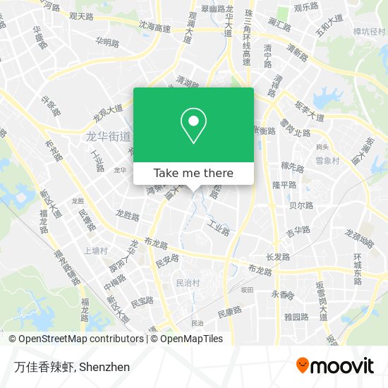 万佳香辣虾 map