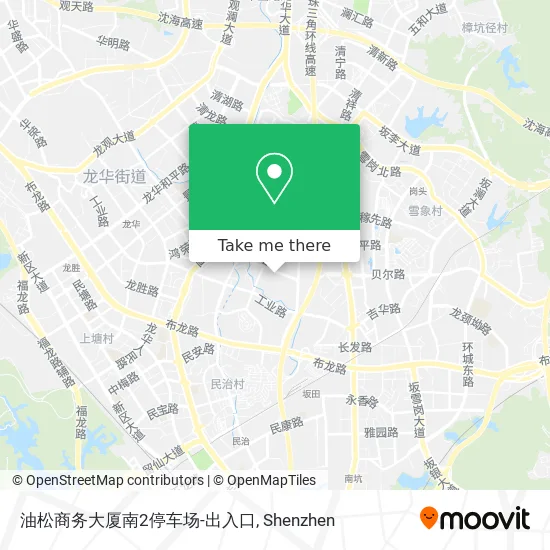 油松商务大厦南2停车场-出入口 map
