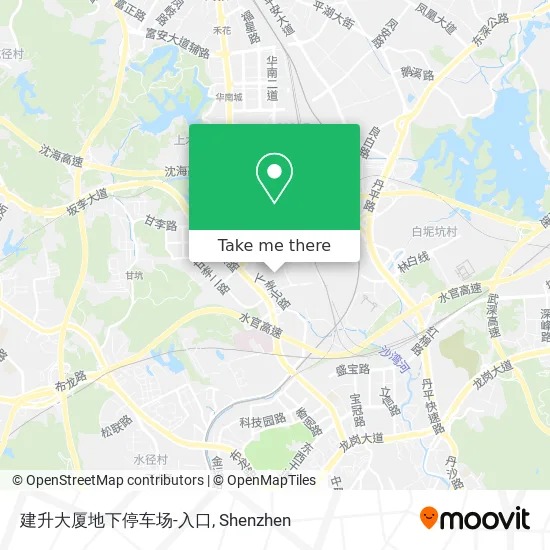 建升大厦地下停车场-入口 map