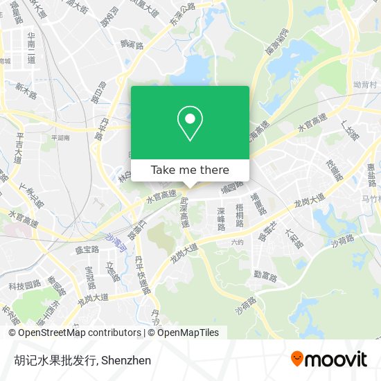 胡记水果批发行 map