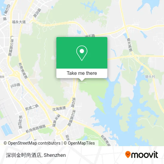 深圳金时尚酒店 map