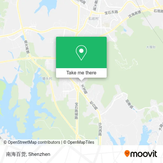 南海百货 map