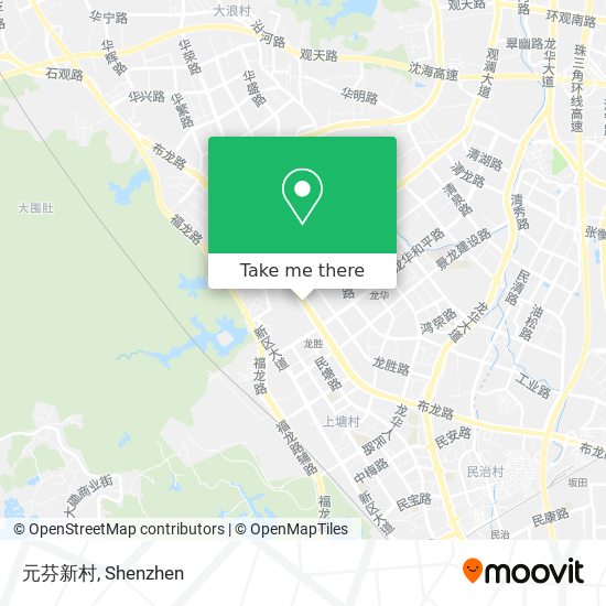 元芬新村 map