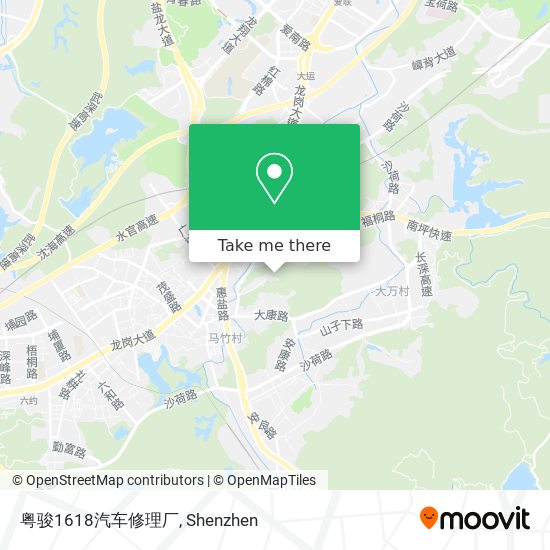 粤骏1618汽车修理厂 map
