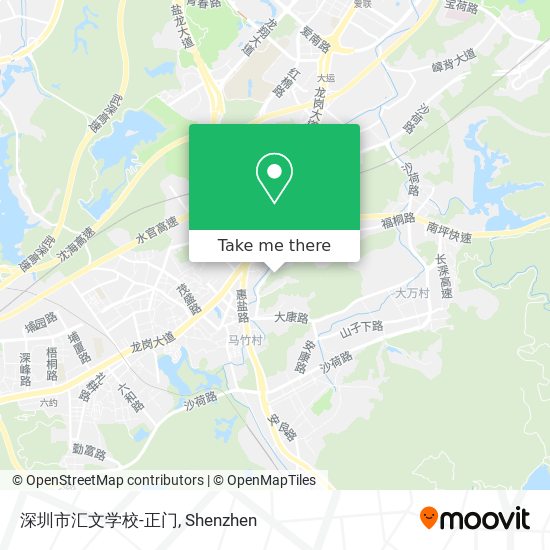 深圳市汇文学校-正门 map