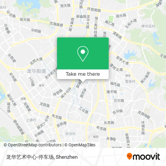 龙华艺术中心-停车场 map