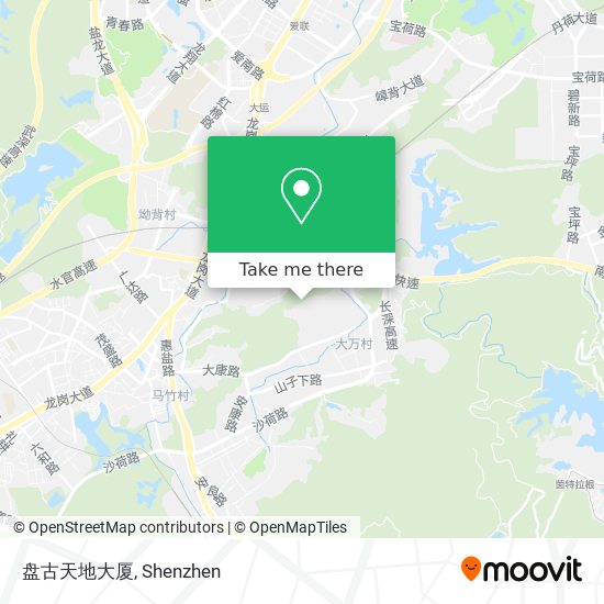 盘古天地大厦 map