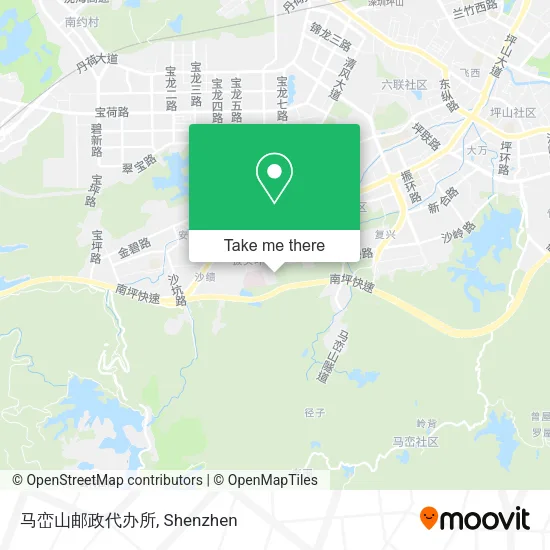 马峦山邮政代办所 map