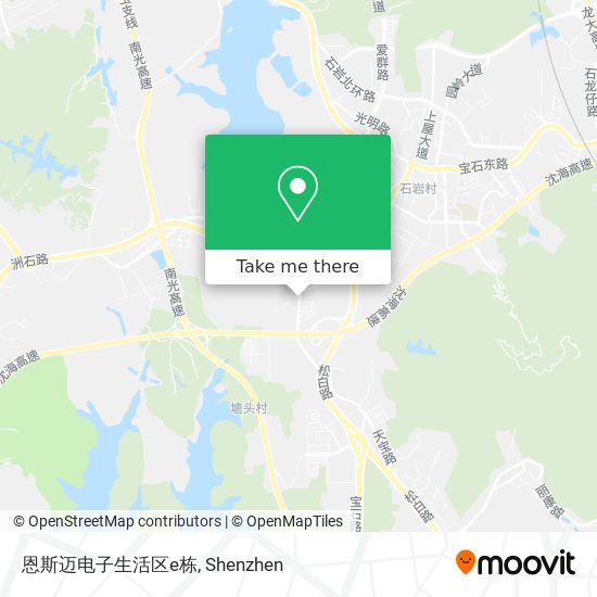 恩斯迈电子生活区e栋 map