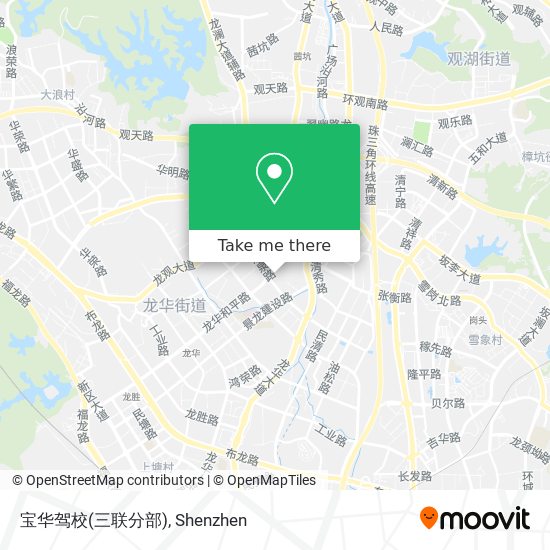 宝华驾校(三联分部) map