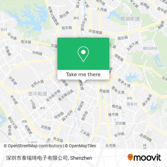 深圳市泰瑞琦电子有限公司 map