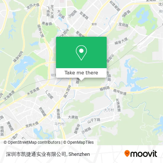 深圳市凯捷通实业有限公司 map
