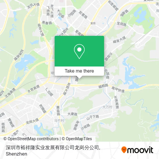 深圳市裕祥隆实业发展有限公司龙岗分公司 map