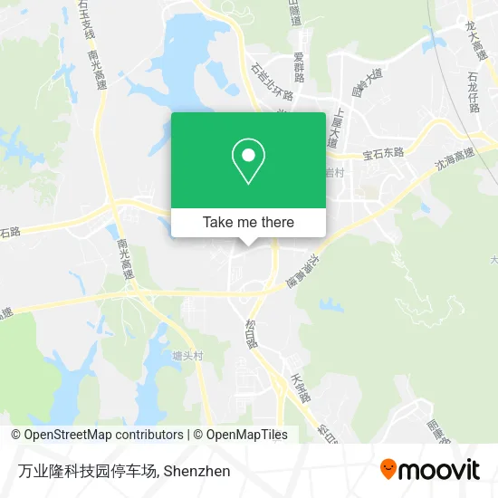 万业隆科技园停车场 map
