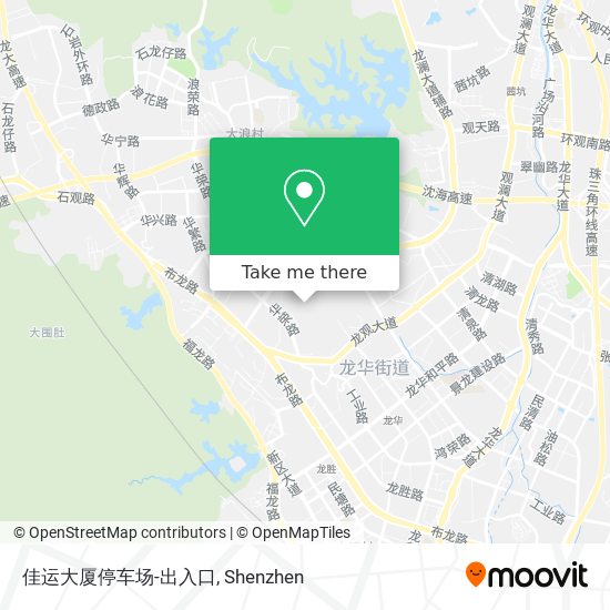 佳运大厦停车场-出入口 map