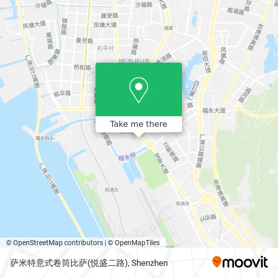 萨米特意式卷筒比萨(悦盛二路) map