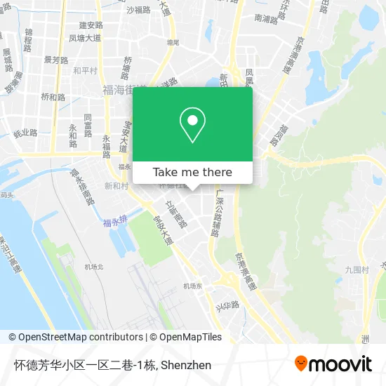 怀德芳华小区一区二巷-1栋 map