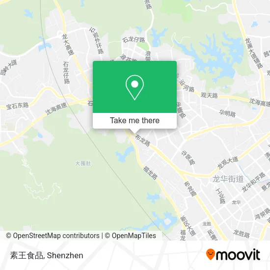 素王食品 map