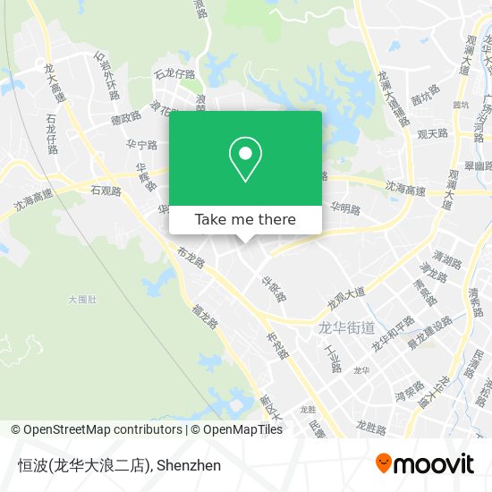 恒波(龙华大浪二店) map