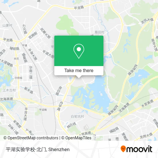 平湖实验学校-北门 map