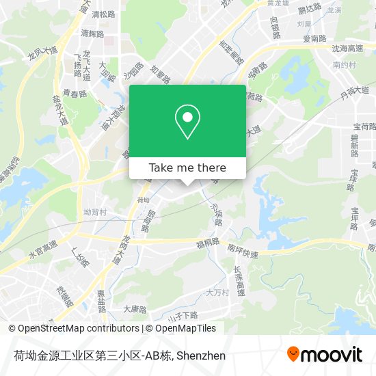 荷坳金源工业区第三小区-AB栋 map