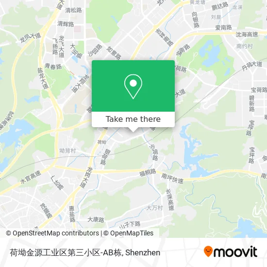 荷坳金源工业区第三小区-AB栋 map