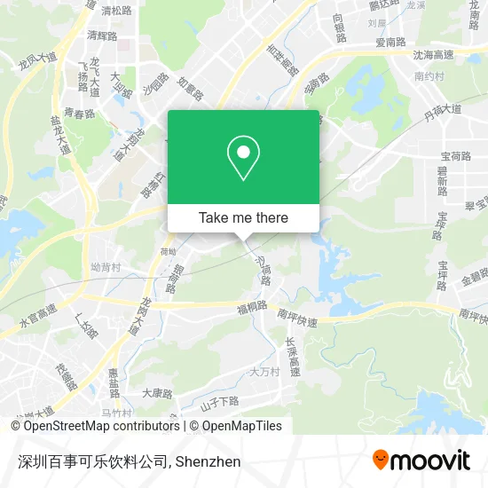 深圳百事可乐饮料公司 map