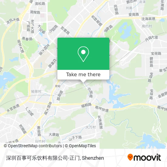 深圳百事可乐饮料有限公司-正门 map