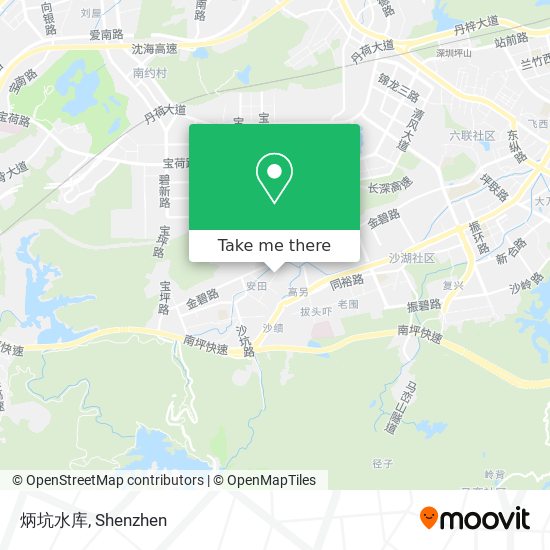 炳坑水库 map
