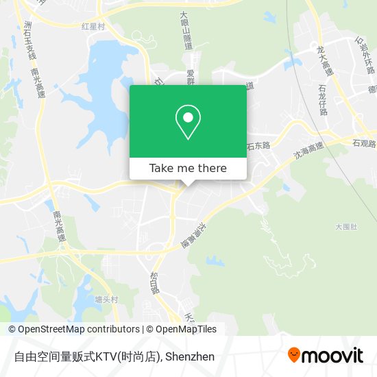 自由空间量贩式KTV(时尚店) map