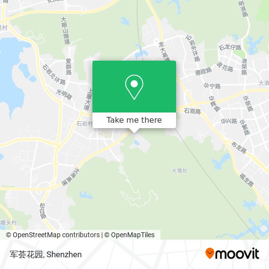 军荟花园 map