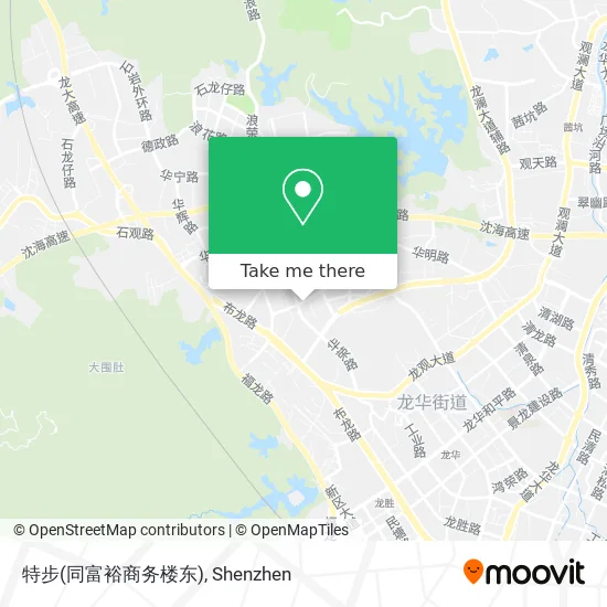 特步(同富裕商务楼东) map