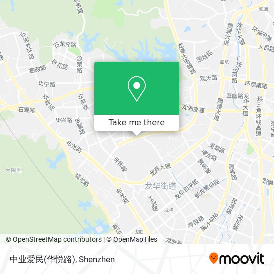 中业爱民(华悦路) map