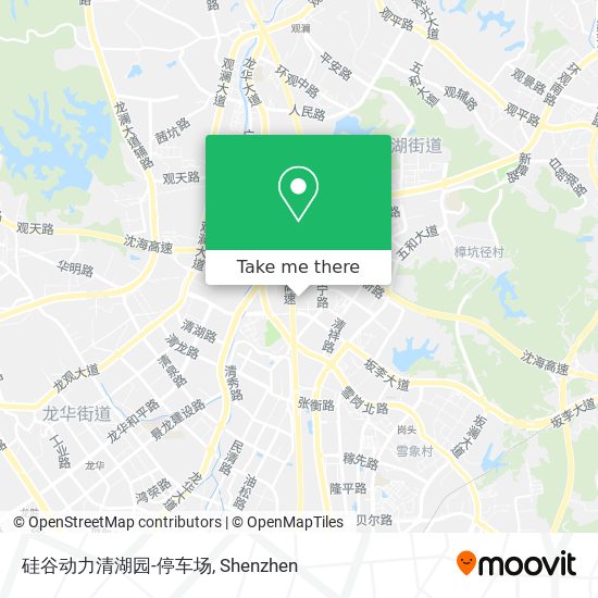 硅谷动力清湖园-停车场 map