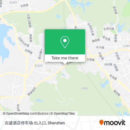 吉盛酒店停车场-出入口 map