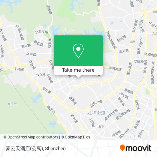 豪云天酒店(公寓) map