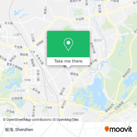银海 map
