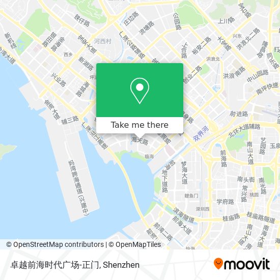 卓越前海时代广场-正门 map