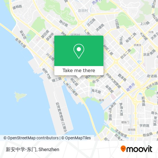 新安中学-东门 map